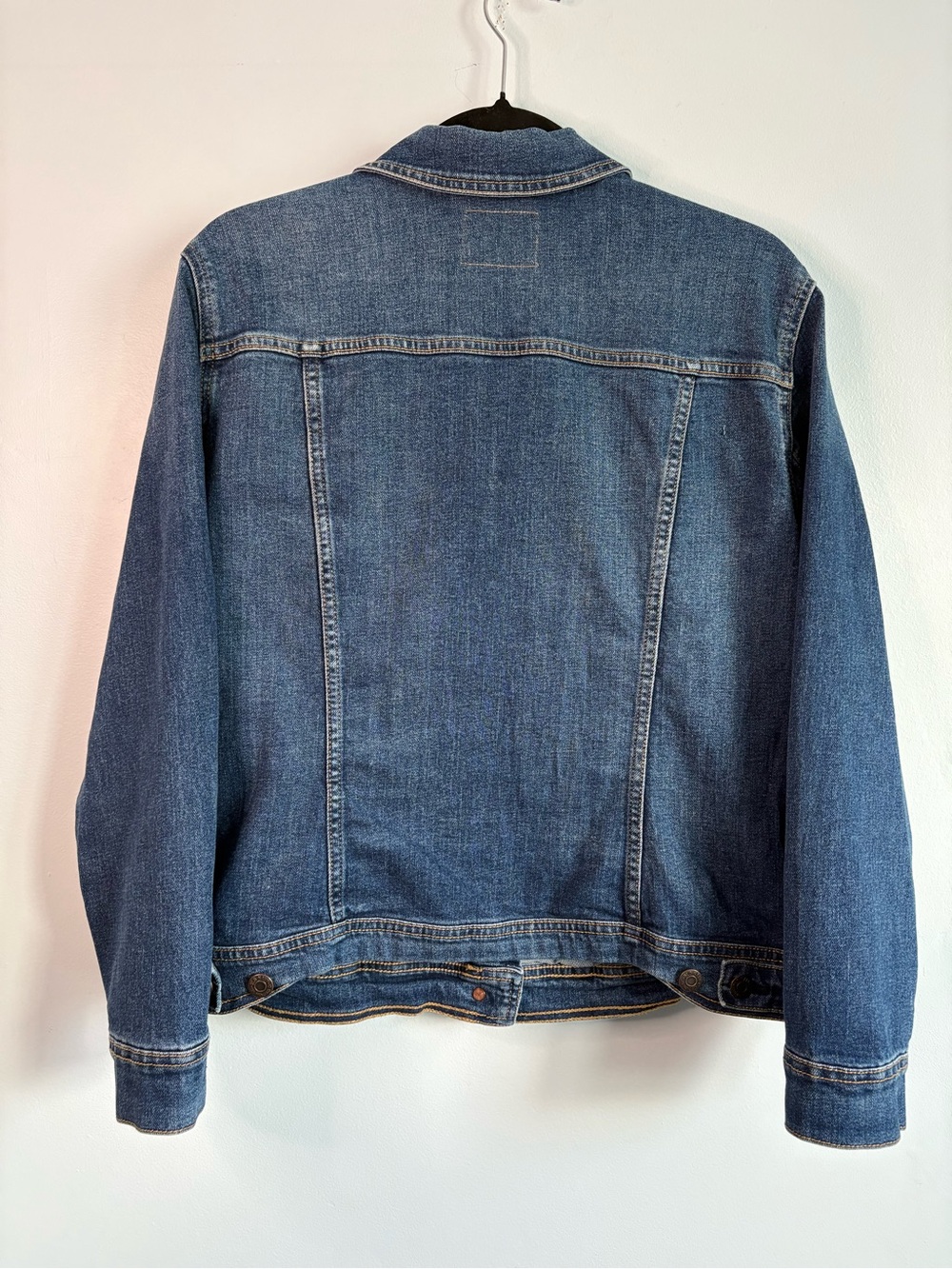 Old Navy Women's Blue Denim Jean Jacket - Picture 3 of 4
